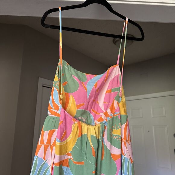 Show Me Your Mumu  Julia Maxi Dress in Tropical Fruit Womens S Front Slit Fruit - Picture 6 of 11